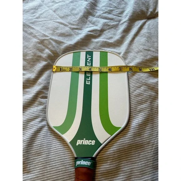 Prince Element pickleball paddle recreational series retro design green white - Picture 9 of 10